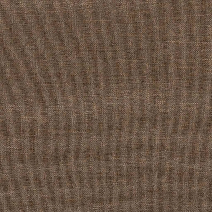 Chaise à bascule avec repose-pied Marron Tissu - 10