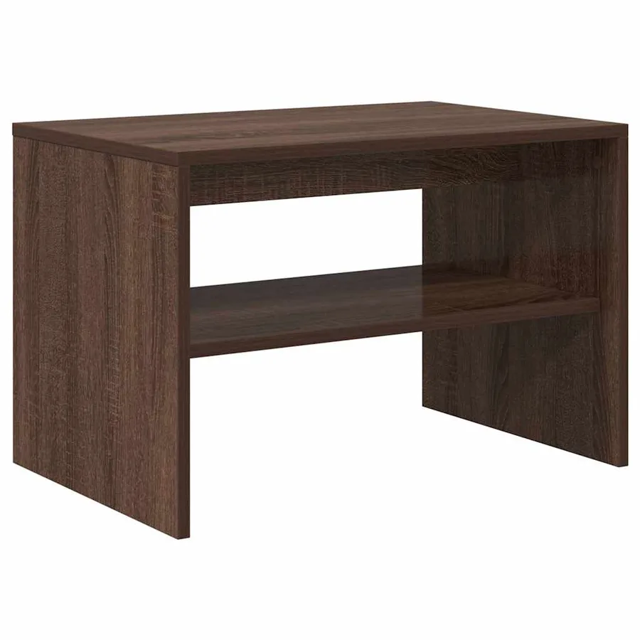 Meuble TV chêne marron 60x40x40 cm bois d'ingénierie - 2