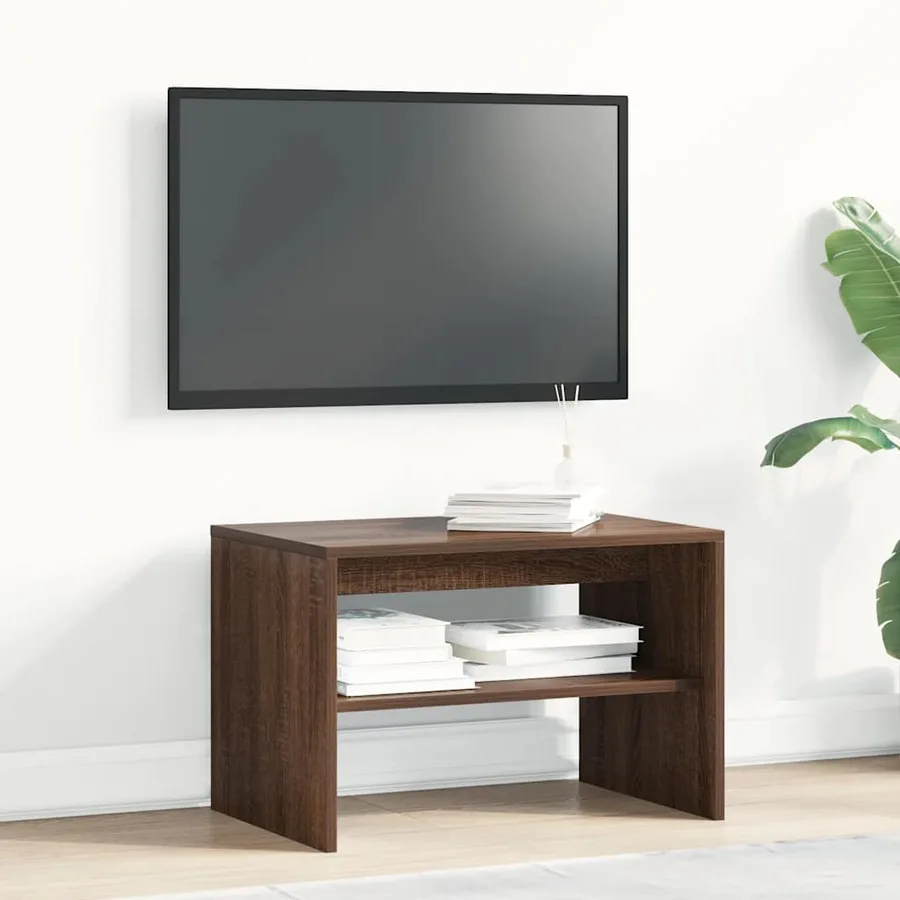 Meuble TV chêne marron 60x40x40 cm bois d'ingénierie - 3
