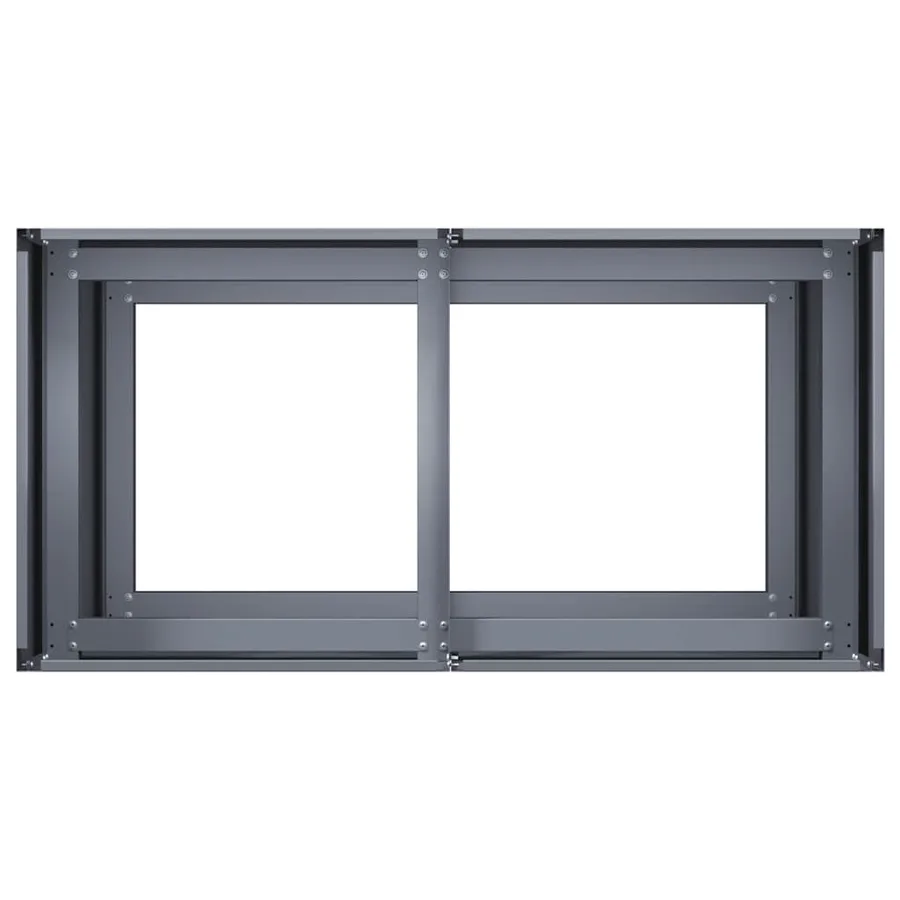 Jardinière anthracite 80x40x80 cm acier laminé à froid - 5