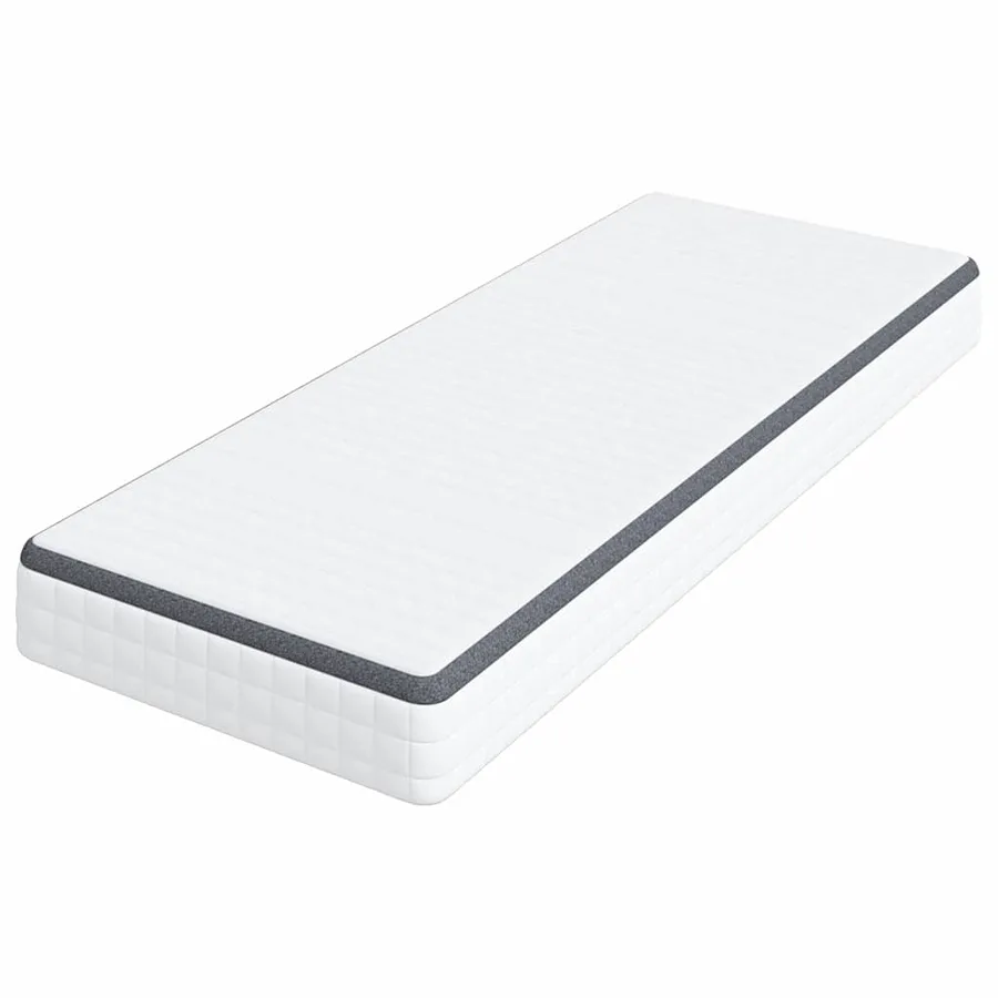 Matelas Blanc et Gris 80 x 200 cm Printemps Bonell - 4