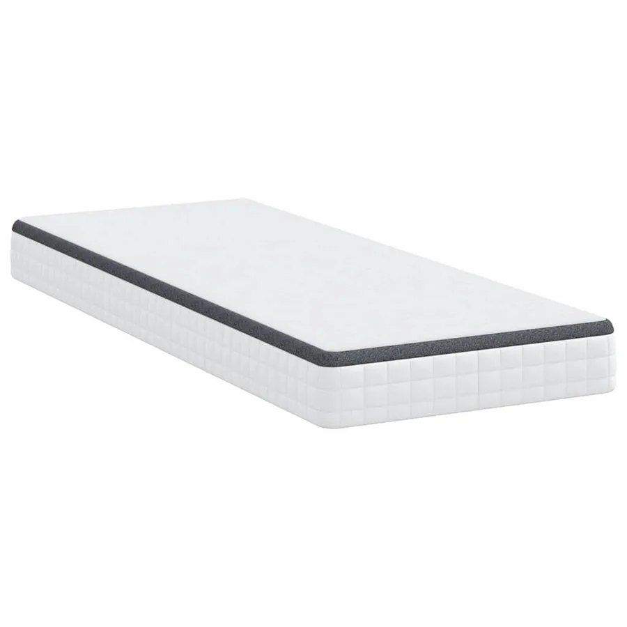 Matelas Blanc et Gris 80 x 200 cm Printemps Bonell - 5