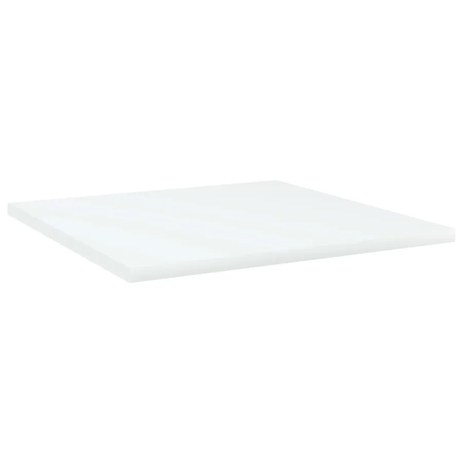 Panneaux de bibliothèque 4 pcs blanc bois d’ingénierie - 2