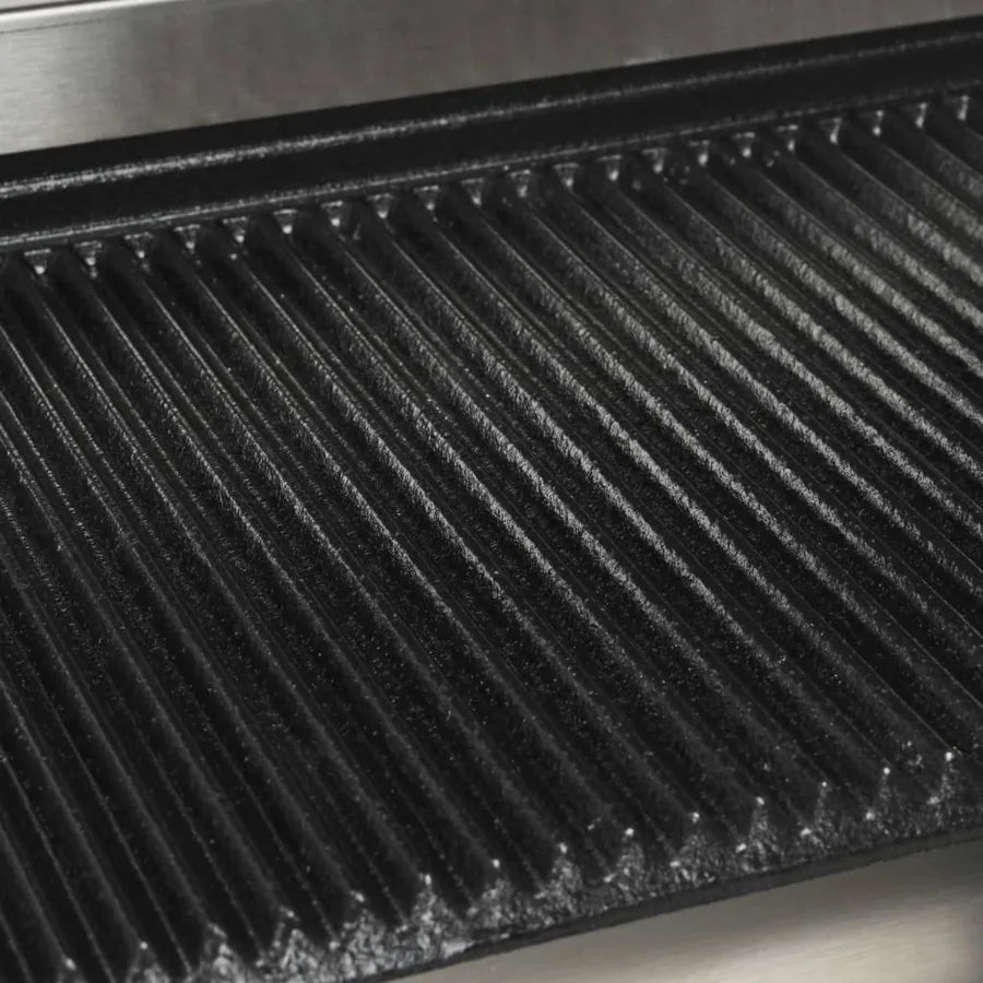 Grill rainuré pour panini 2200 W 43x30,5x20 cm - 11