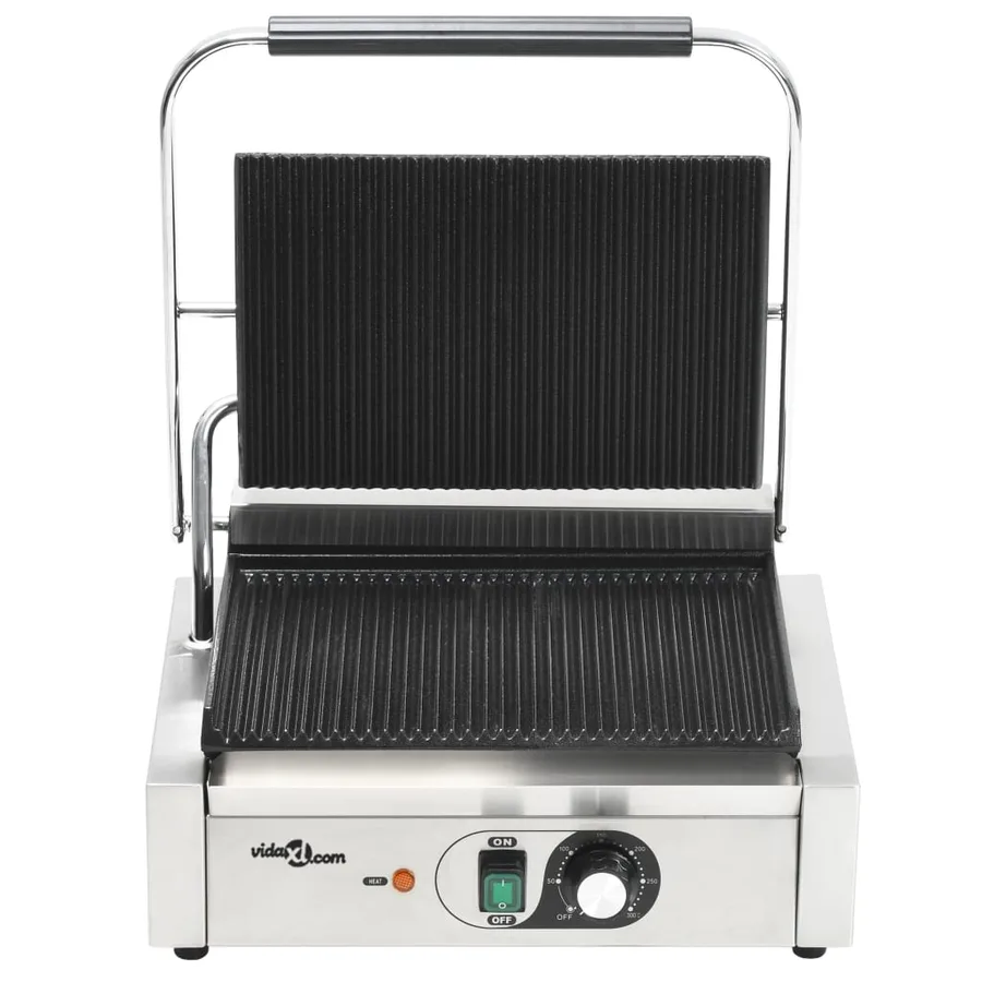 Grill rainuré pour panini 2200 W 43x30,5x20 cm - 4
