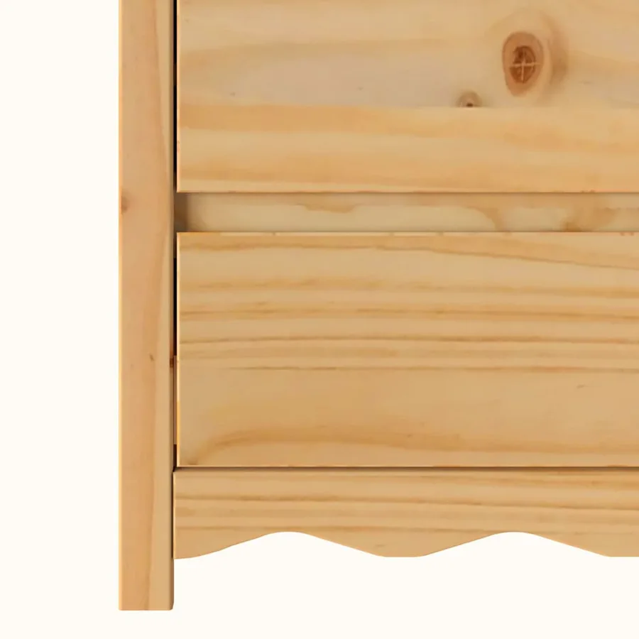 Commode Drammen Chêne 76,5 x 40 x 91 cm Bois de pin massif - 10