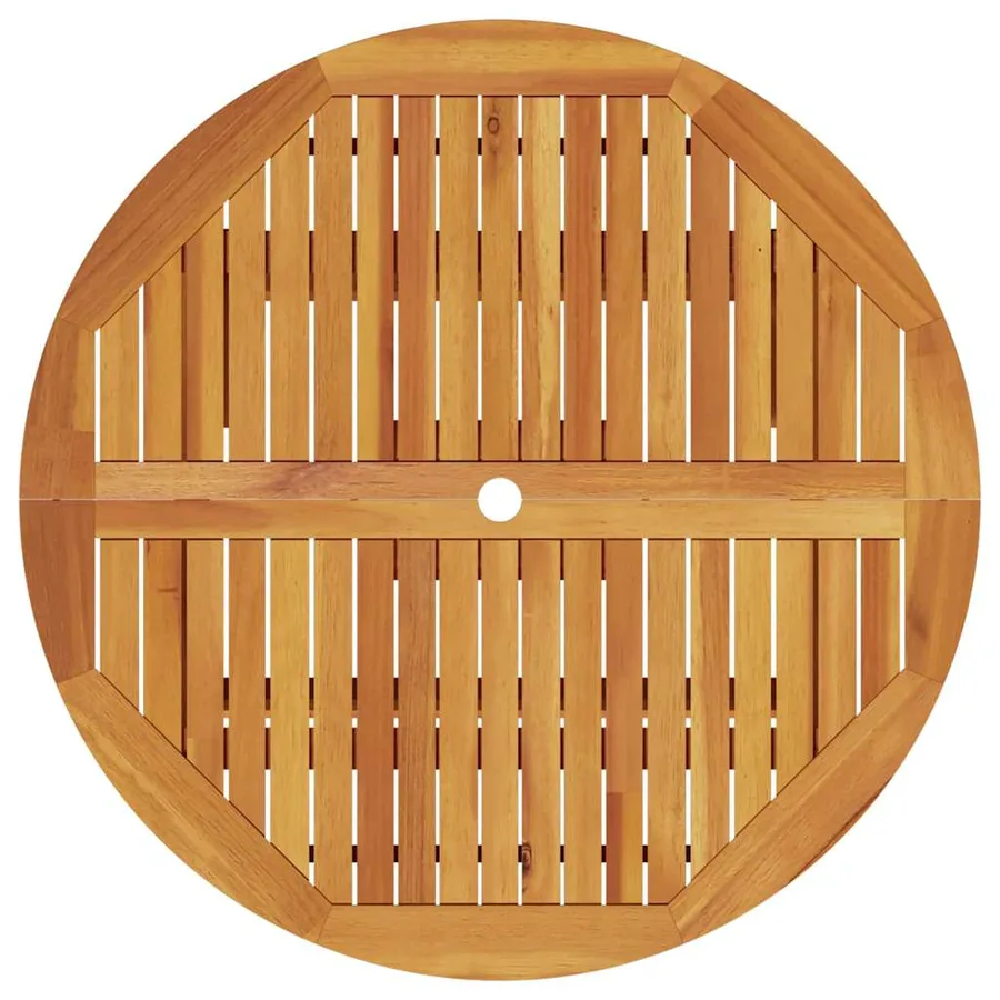 Ensemble de salle à manger pour jardin 5 pcs Marron - 10