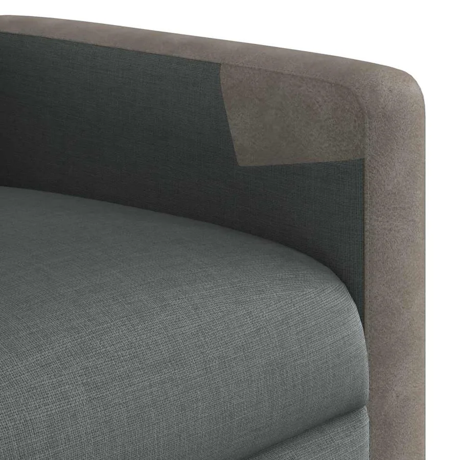 Fauteuil inclinable électrique Gris foncé Tissu - 11