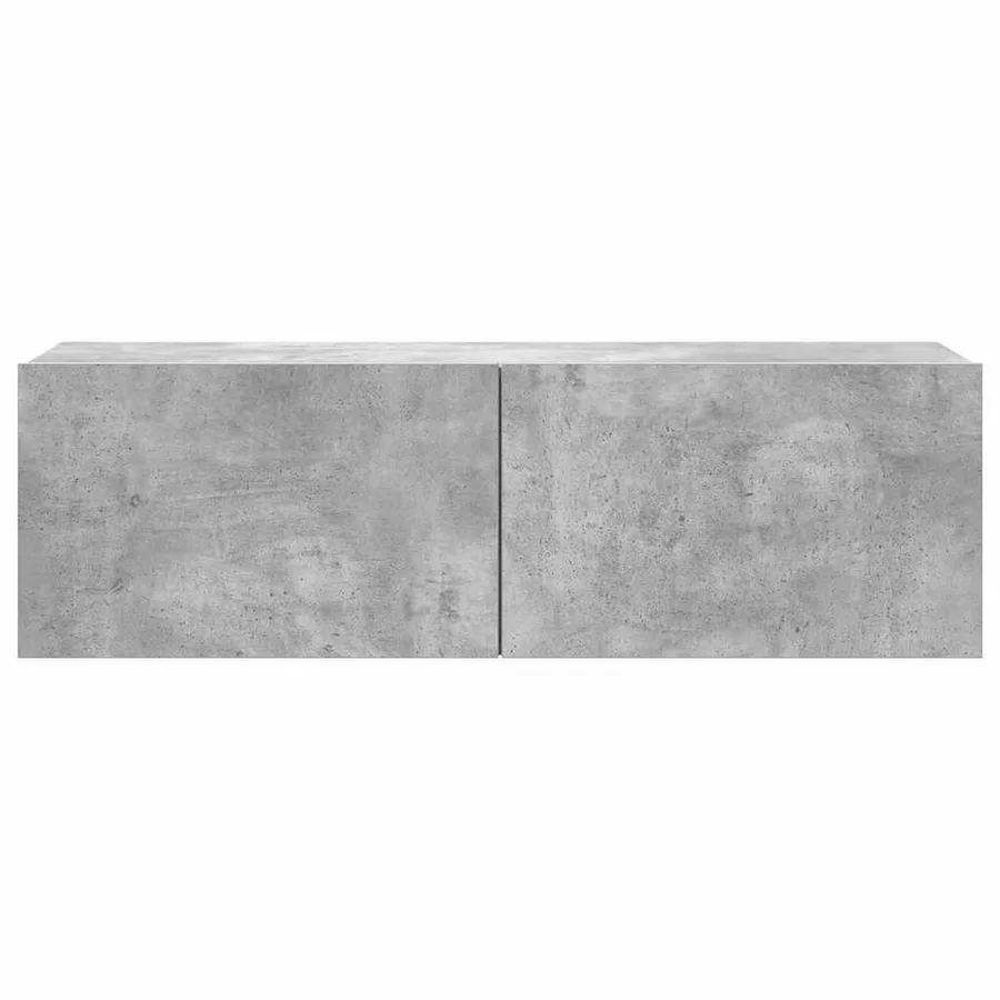 Ensemble de meubles TV 7 pcs Gris béton Bois d'ingénierie - 6