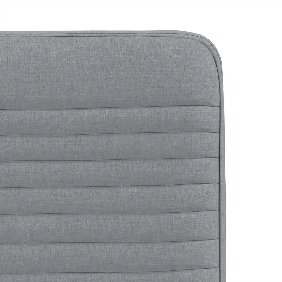 Chaises à manger lot de 6 gris clair tissu - 7