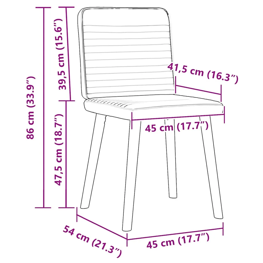 Chaises à manger lot de 6 gris clair tissu - 9