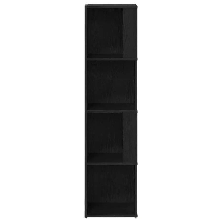 Étagères d'angle Chêne noir 33 x 33 x 132 cm Bois d'ingénierie - 6