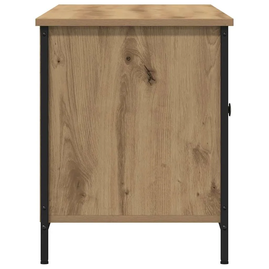 Meuble TV 100 x 40 x 50 cm chêne artisanal Bois d'ingénierie - 7