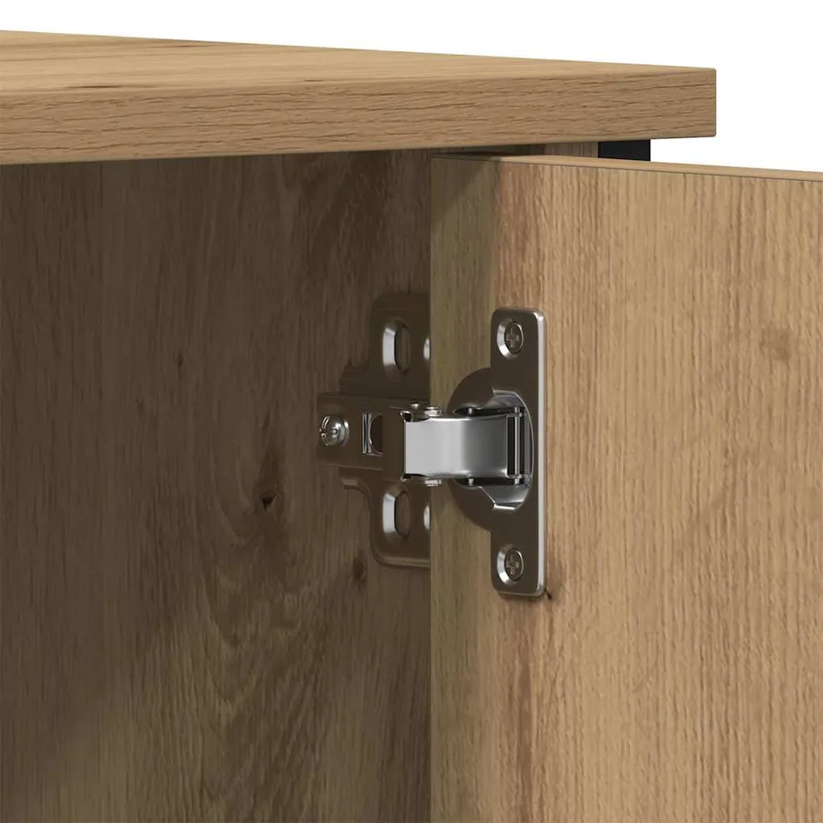 Meuble TV 100 x 40 x 50 cm chêne artisanal Bois d'ingénierie - 9