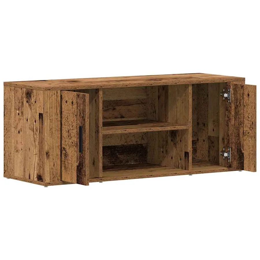 Meuble TV Bois ancien 100 x 35 x 40 cm Bois d'ingénierie - 5