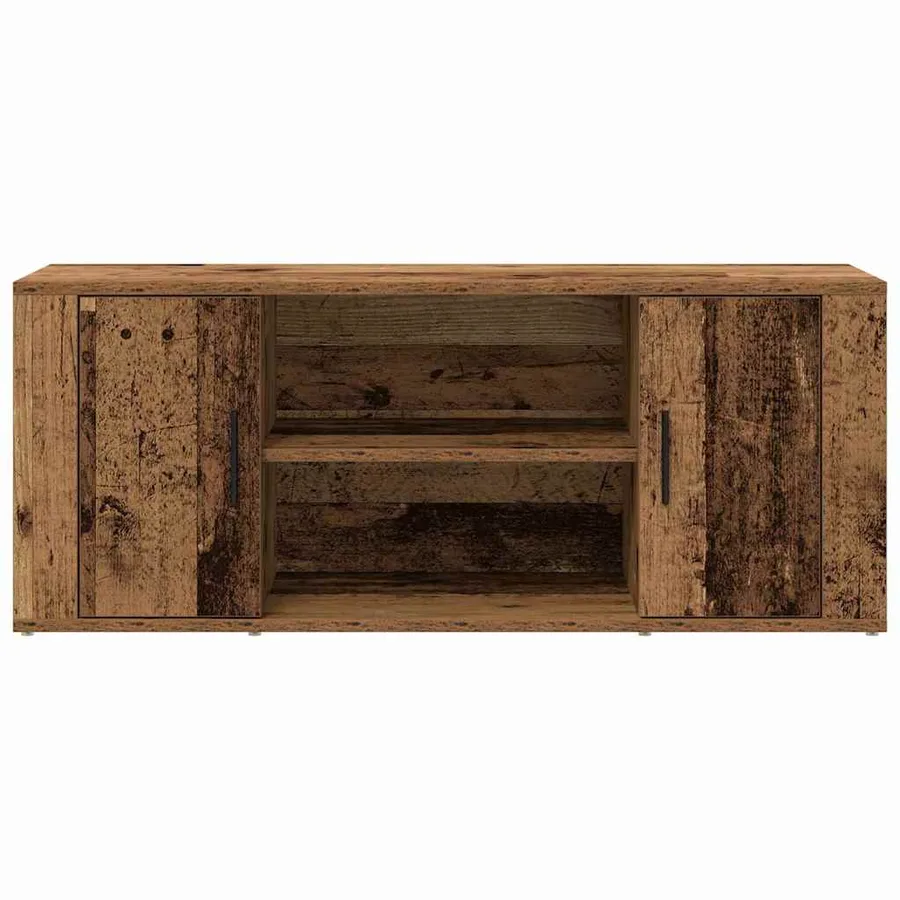 Meuble TV Bois ancien 100 x 35 x 40 cm Bois d'ingénierie - 6