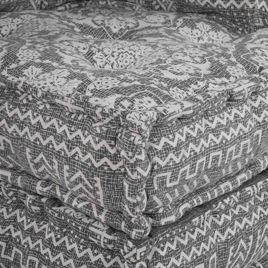 Unité de canapé modulaire Gris clair 70 x 70 x 56 cm Tissu - 7