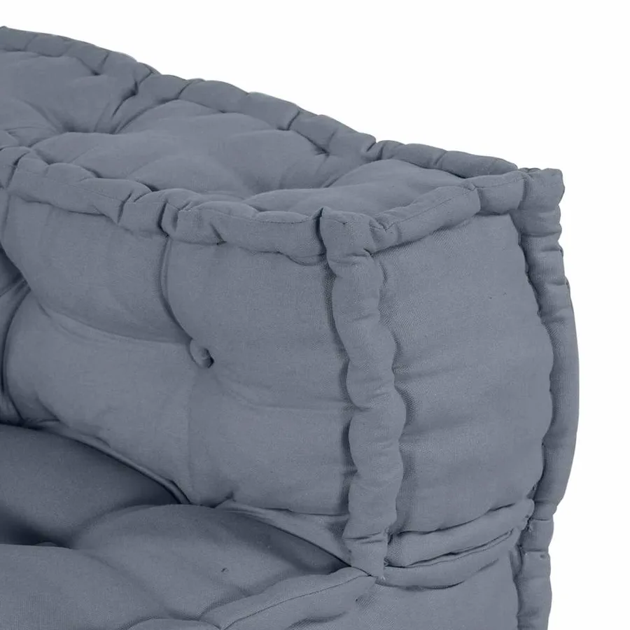 Unité de canapé modulaire 2 pcs Gris 140 x 70 x 56 cm Tissu - 10