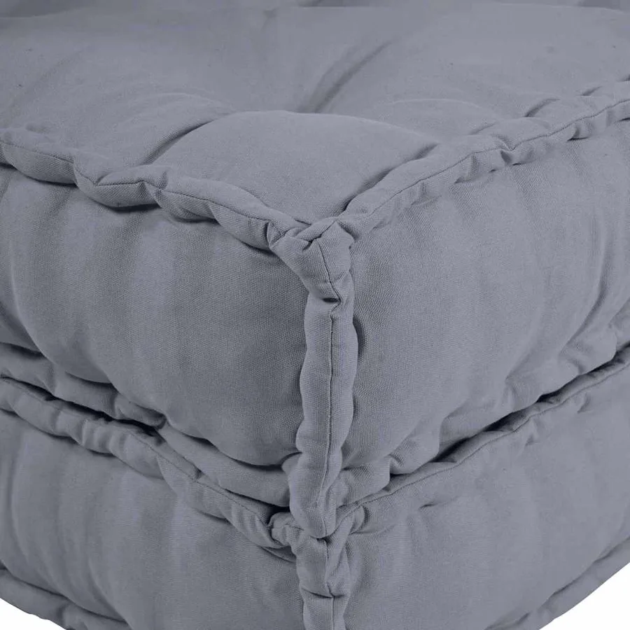 Unité de canapé modulaire 2 pcs Gris 140 x 70 x 56 cm Tissu - 11