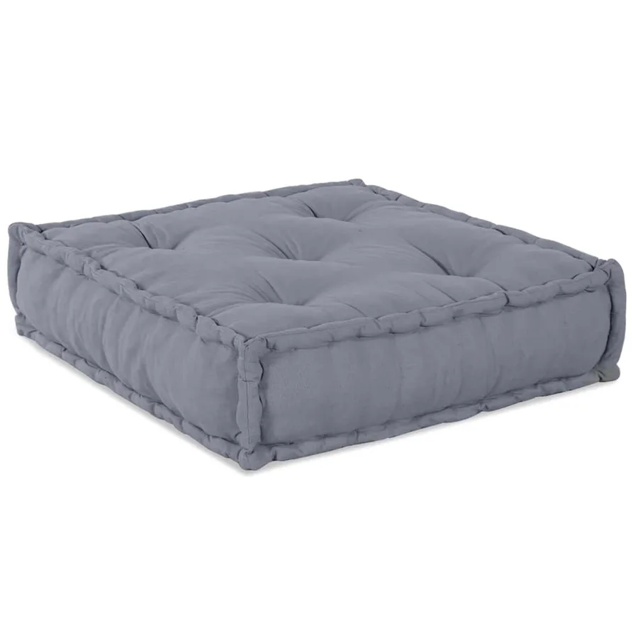 Unité de canapé modulaire 2 pcs Gris 140 x 70 x 56 cm Tissu - 5