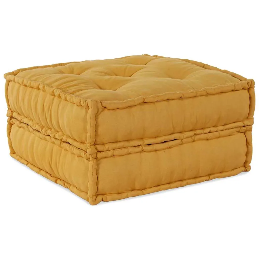 Unité de canapé modulaire 2 pcs Jaune 140 x 70 x 36 cm Tissu - 3