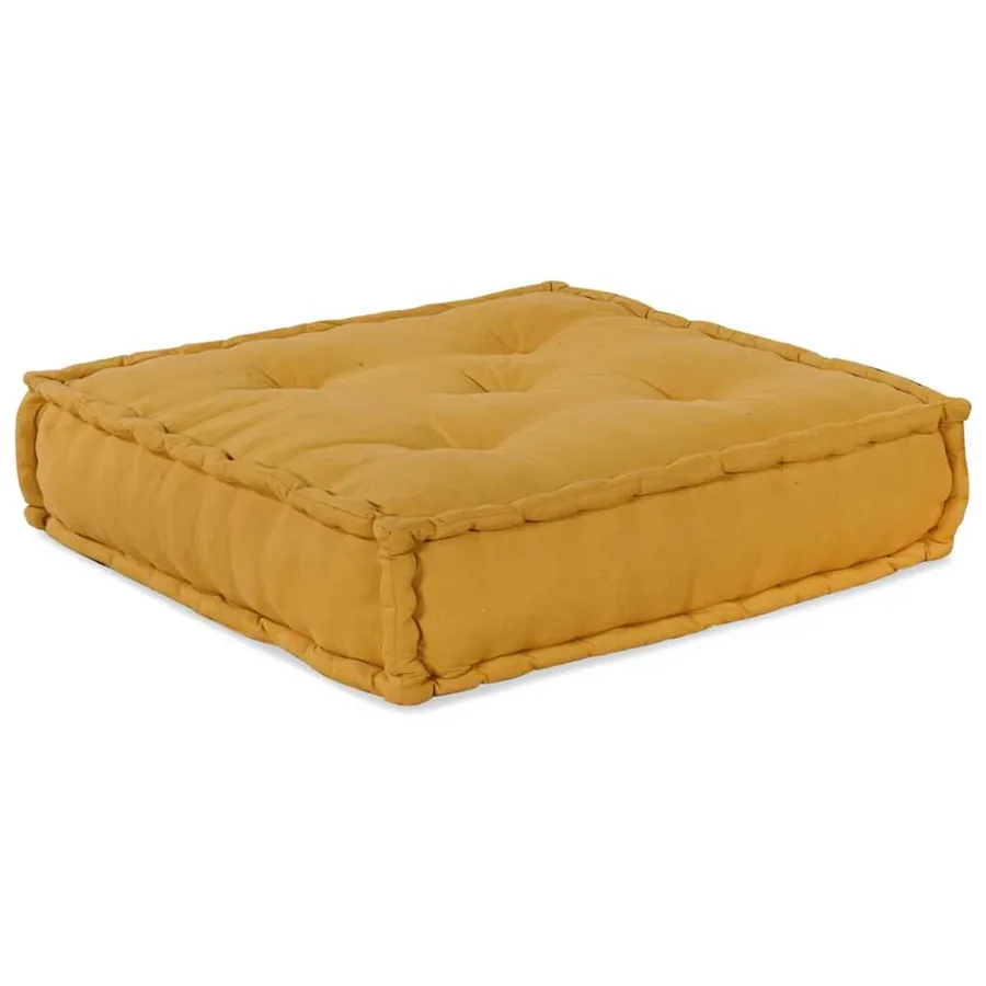 Unité de canapé modulaire 2 pcs Jaune 140 x 70 x 36 cm Tissu - 4