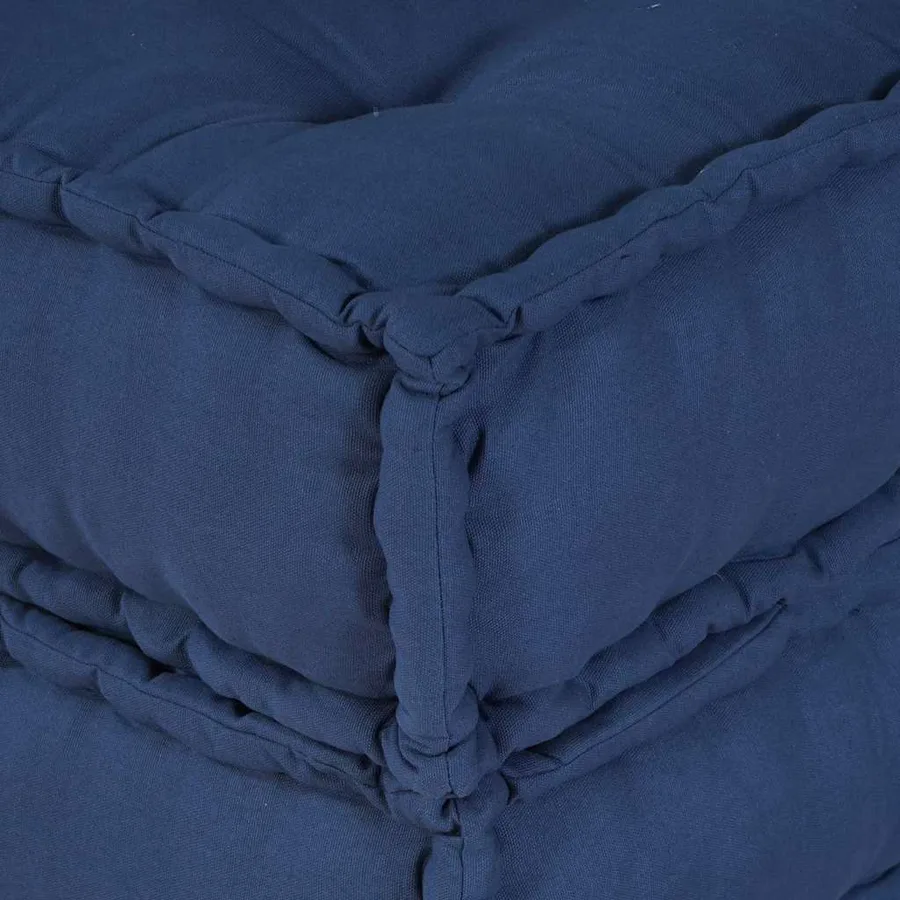 Unité de canapé modulaire 3 pcs Indigo Tissu - 12