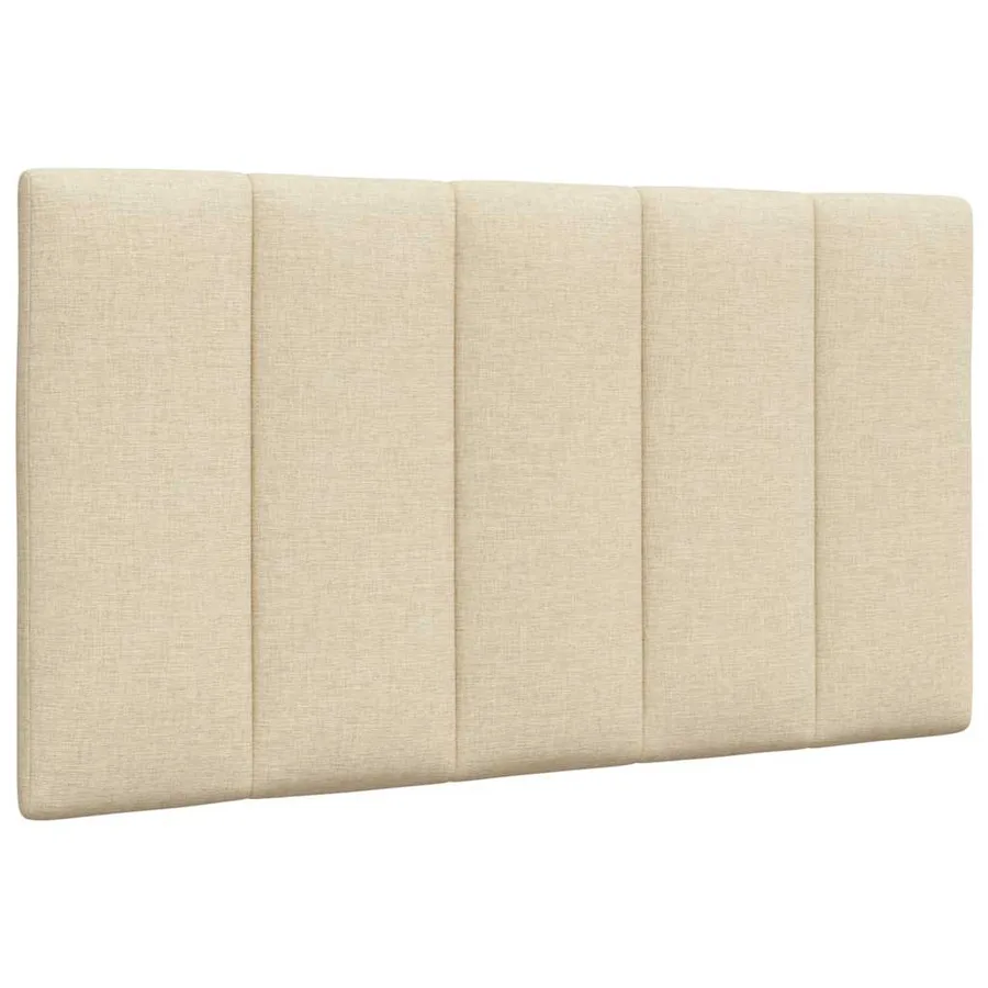 Cadre de lit sans matelas Hanko crème 80x200 cm tissu - 7