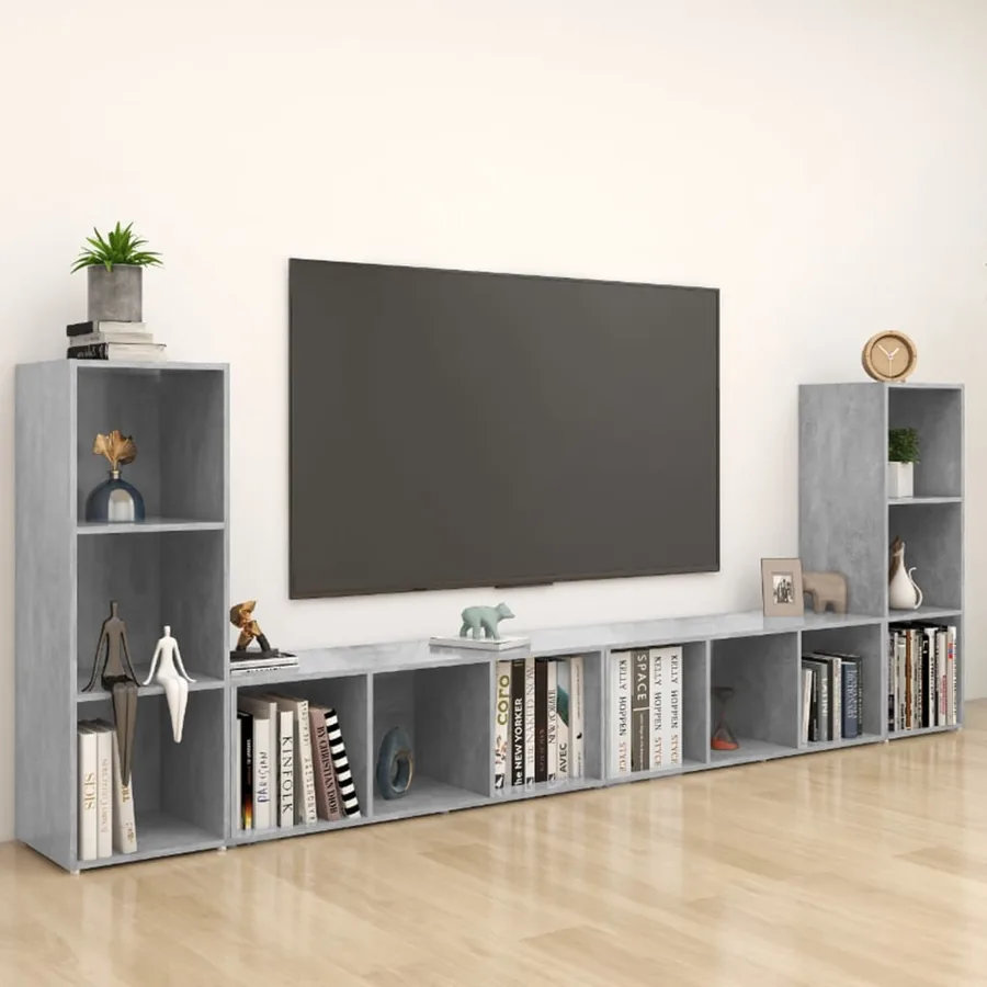 | Meuble TV | 4 pcs 37 x 35 x 107.5 cm