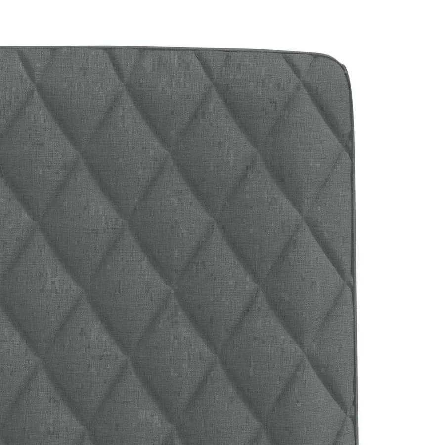 Chaises à manger lot de 2 gris foncé tissu - 7