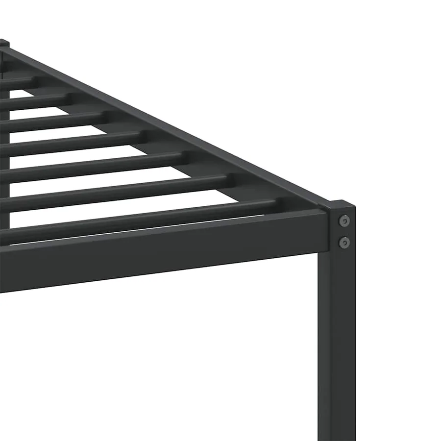 Cadre de lit sans matelas chêne fumé 160x200 cm bois ingénierie - 10