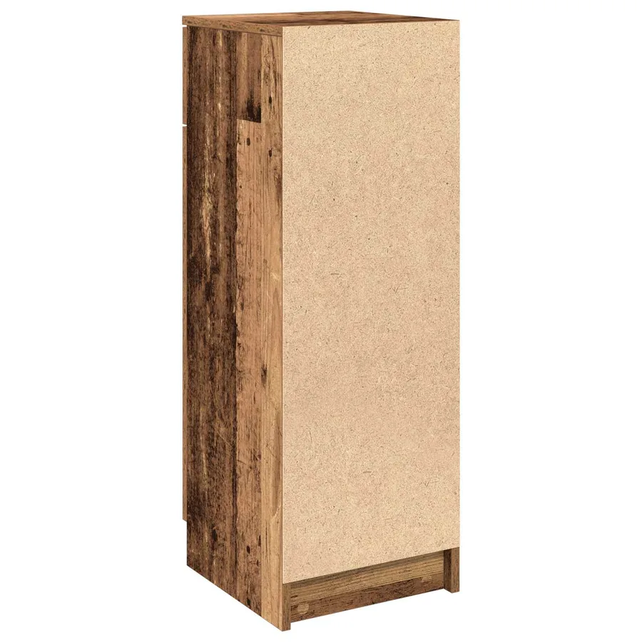 Cabinet de salle de bain avec porte Bois ancien 32 x 34 x 90 cm - 7
