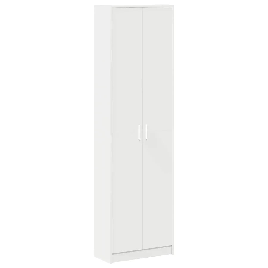 Armoire avec étagère Blanc 55 x 25 x 189 cm Bois d'ingénierie - 2