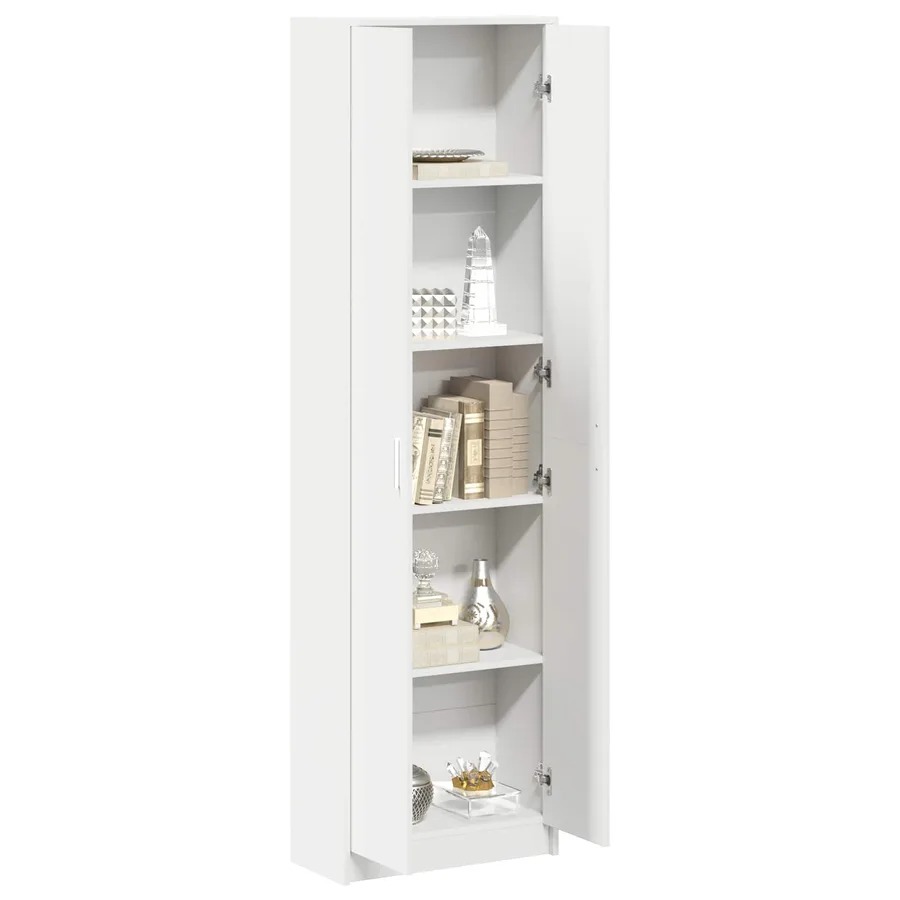 Armoire avec étagère Blanc 55 x 25 x 189 cm Bois d'ingénierie - 3