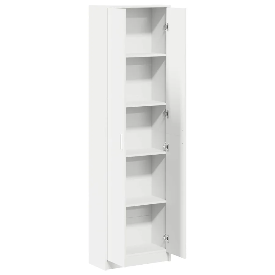 Armoire avec étagère Blanc 55 x 25 x 189 cm Bois d'ingénierie - 5