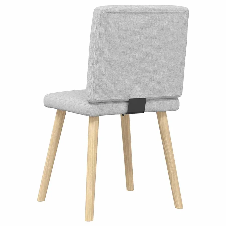 Chaises à manger lot de 2 gris nuage tissu - 6