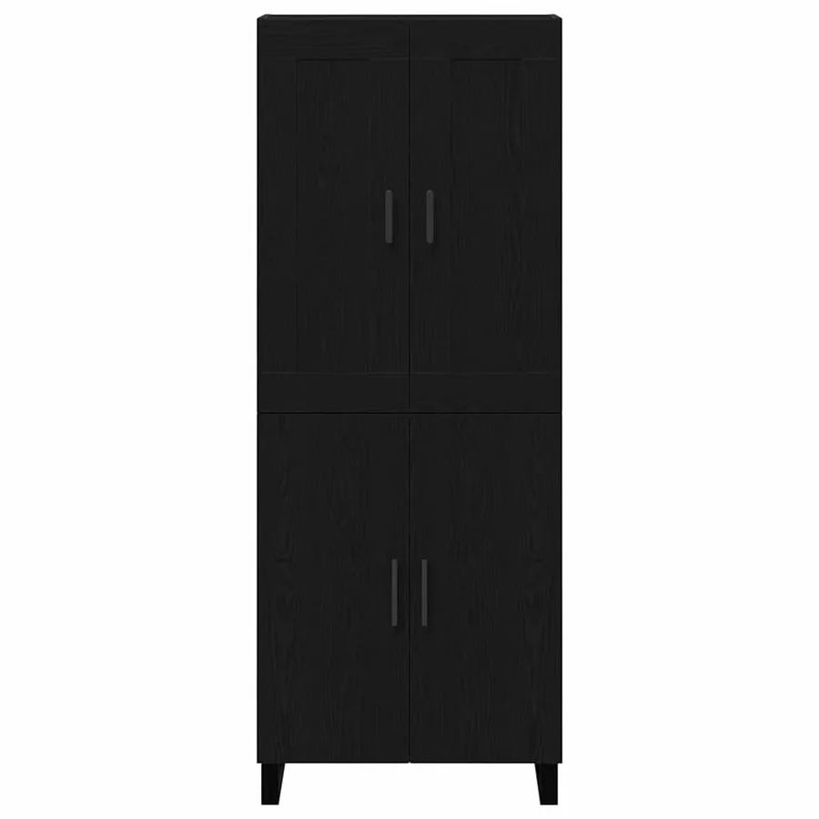 Haut Armoire Chêne noir 69,5 x 34 x 180 cm Bois d'ingénierie - 7