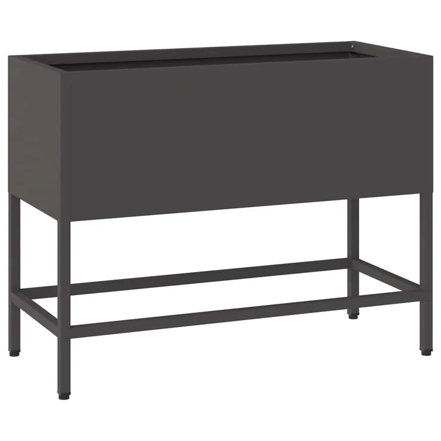 Bac de jardin surélevé Noir 60 x 26 x 45 cm Acier - 2