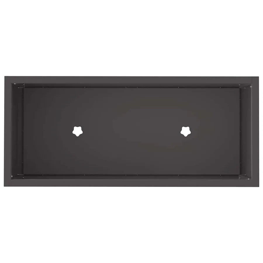 Bac de jardin surélevé Noir 60 x 26 x 45 cm Acier - 7