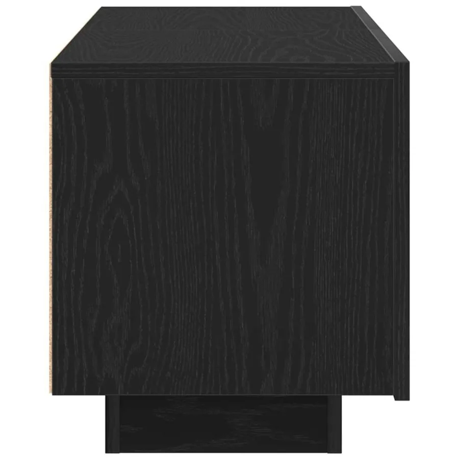 Meuble TV Chêne noir 100 x 35 x 40 cm Bois d'ingénierie - 6