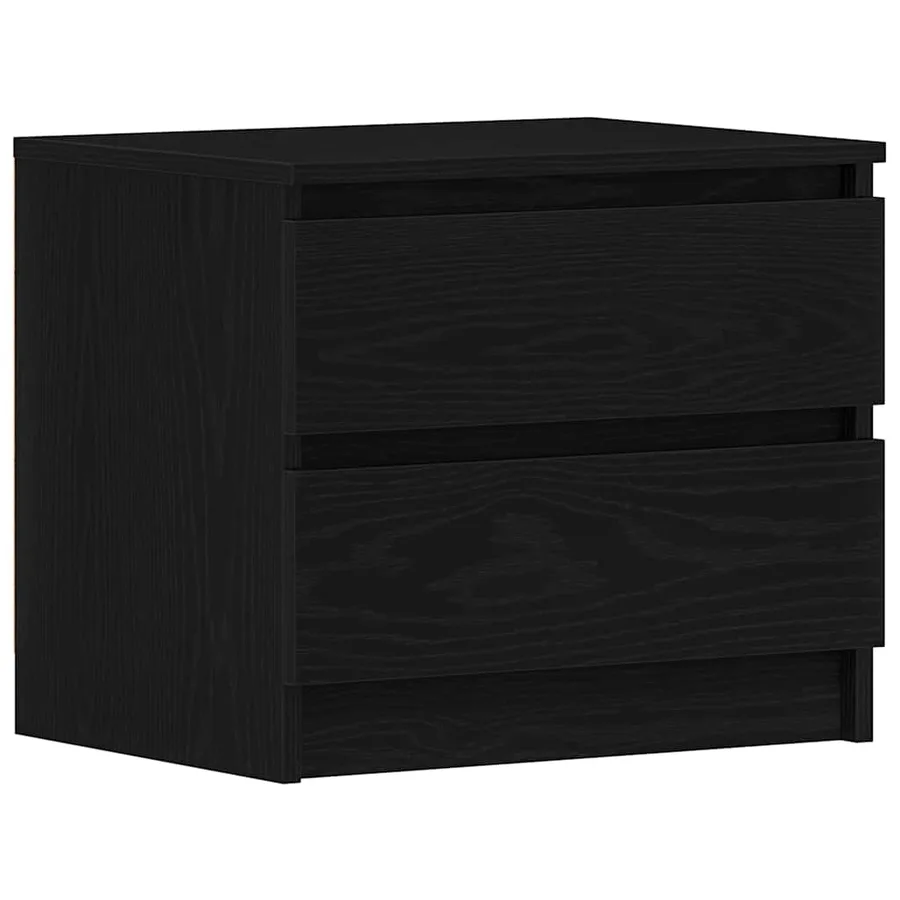 Cabinet de chevet 2 pcs Chêne noir 50 x 40 x 43,5 cm - 2