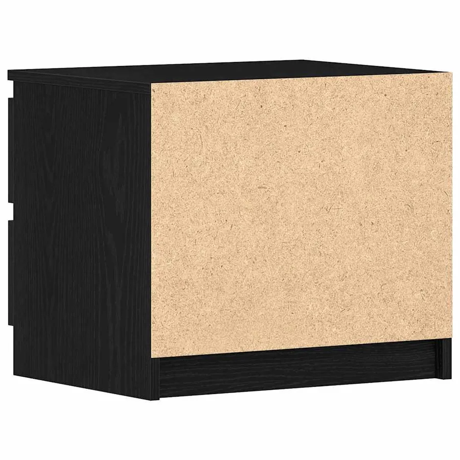 Cabinet de chevet 2 pcs Chêne noir 50 x 40 x 43,5 cm - 7