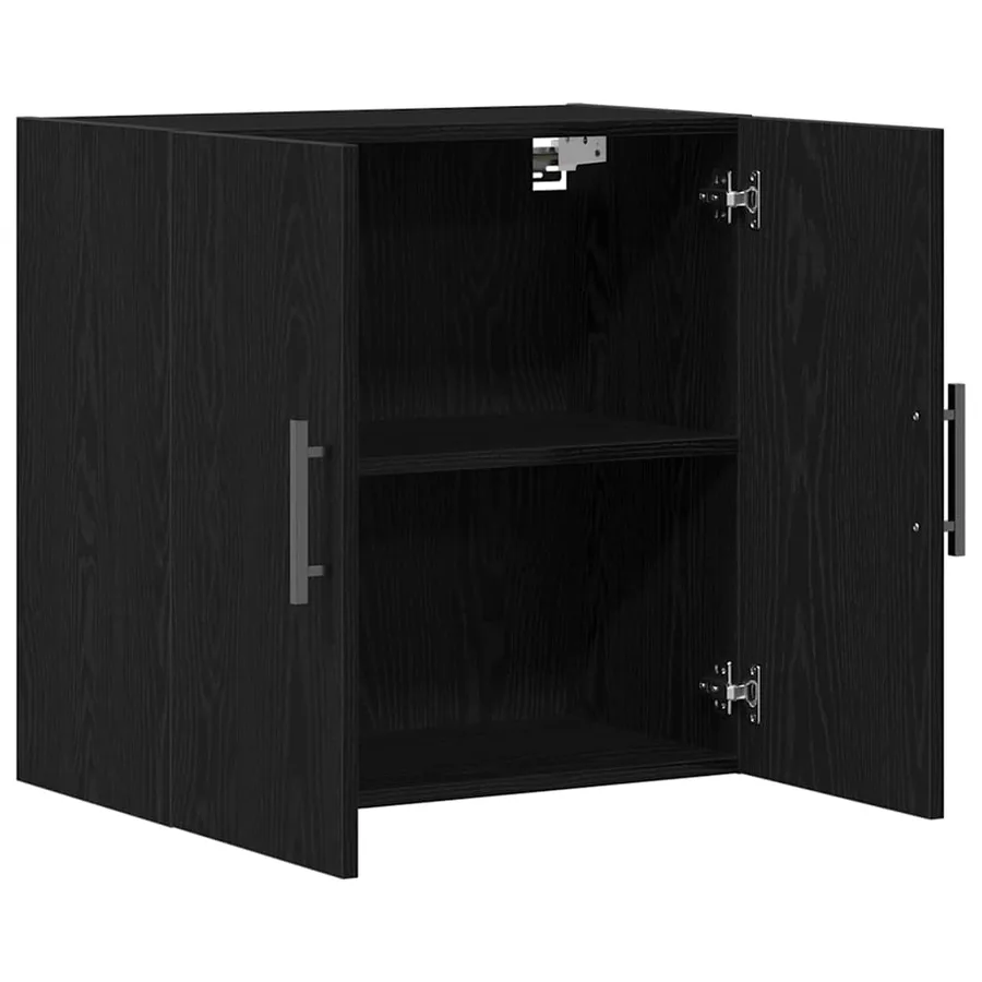 Meuble mural Chêne noir 60 x 31,5 x 60 cm Bois d'ingénierie - 5