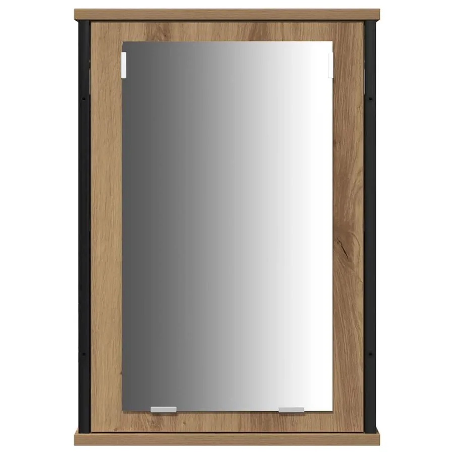 Ensemble de mobilier de salle de bain 4 pc Chêne artisanal - 9