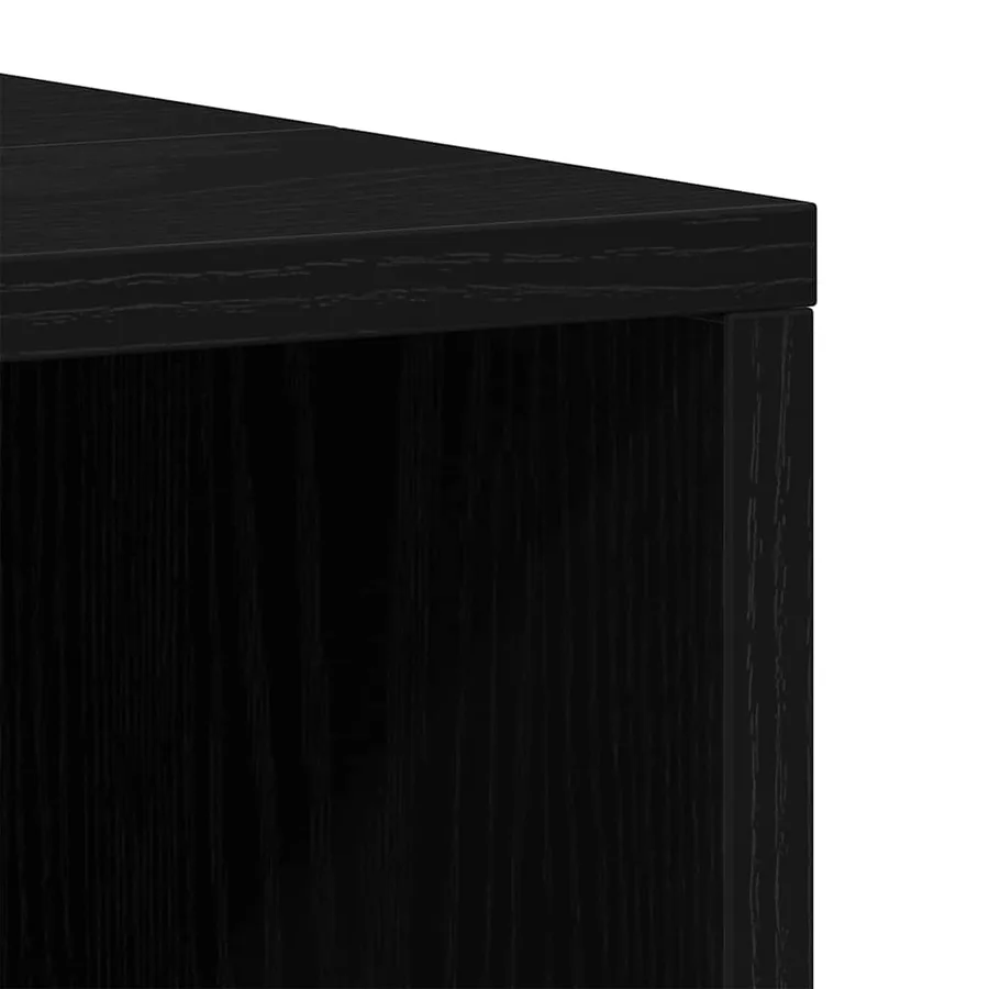 Ensemble de mobilier de salle de bain avec stockage 3 pcs Noir - 11