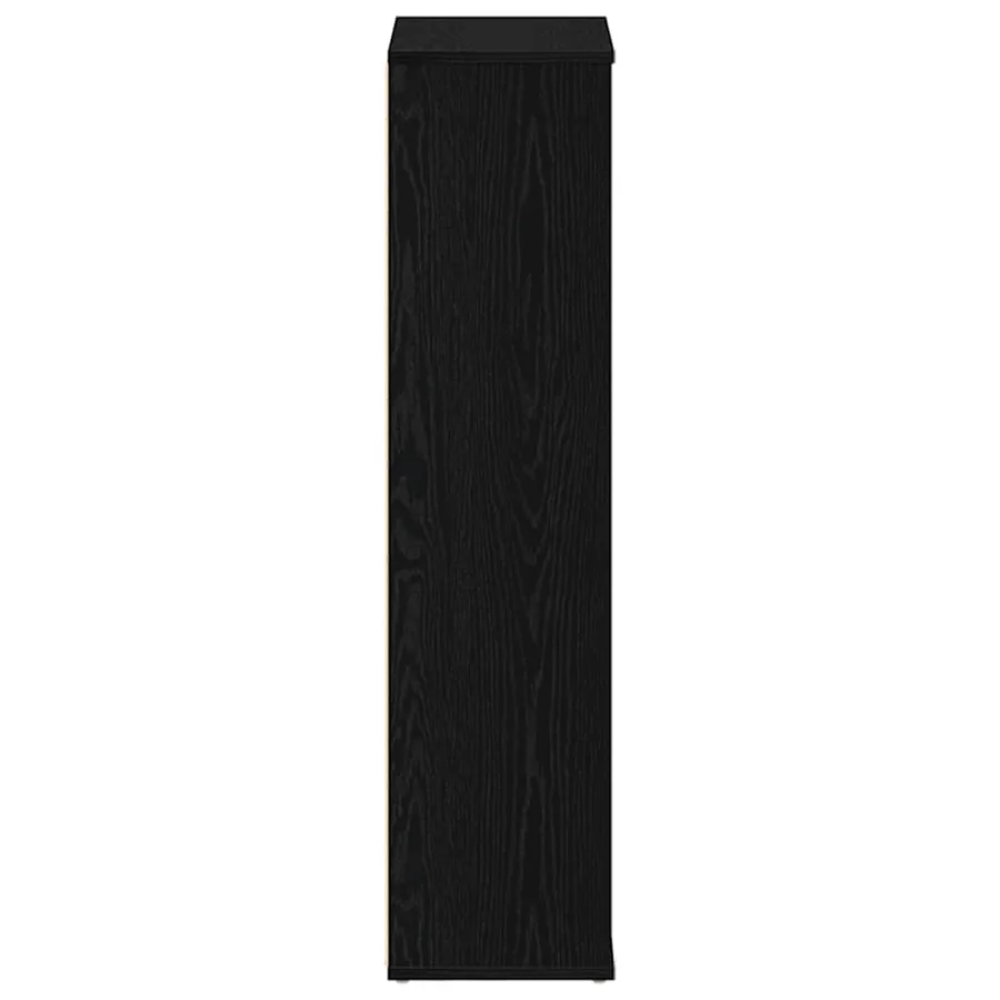 Bibliothèque en chêne noir 50 x 25 x 104 cm bois d'ingénierie - 6