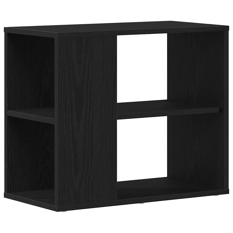 Buffet avec tiroir Chêne noir 60 x 30 x 50 cm Bois d'ingénierie - 5