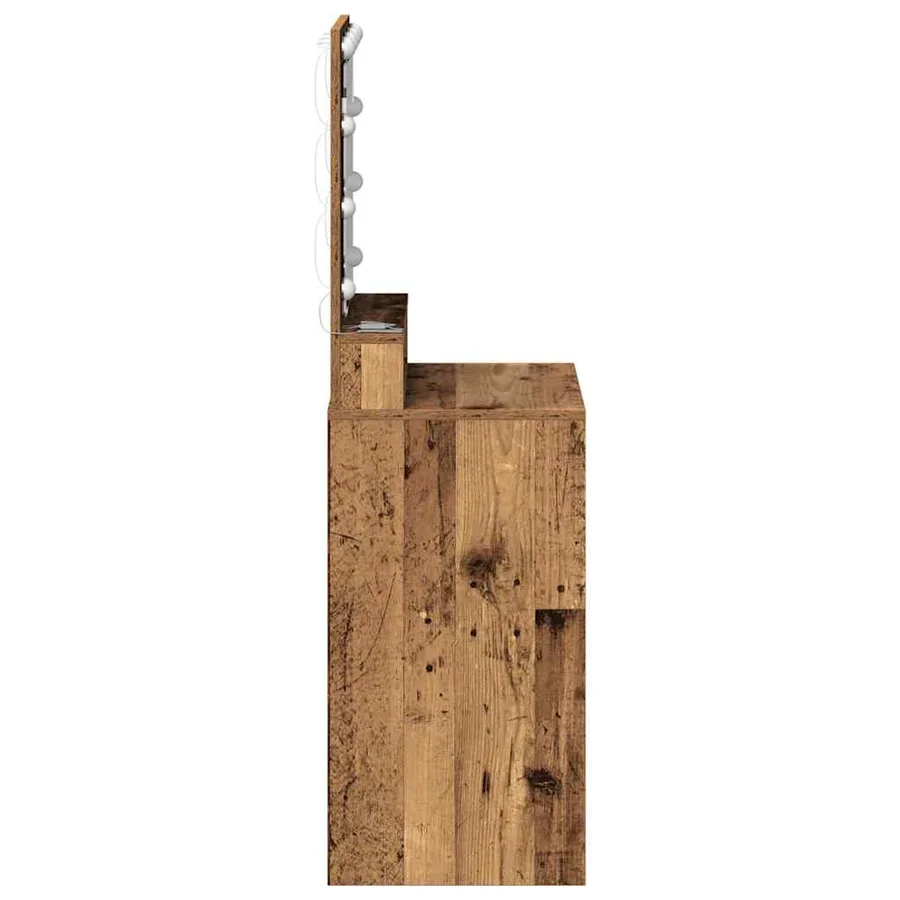 Table de Toilette avec étagère Bois ancien 50 x 41 x 135 cm - 5