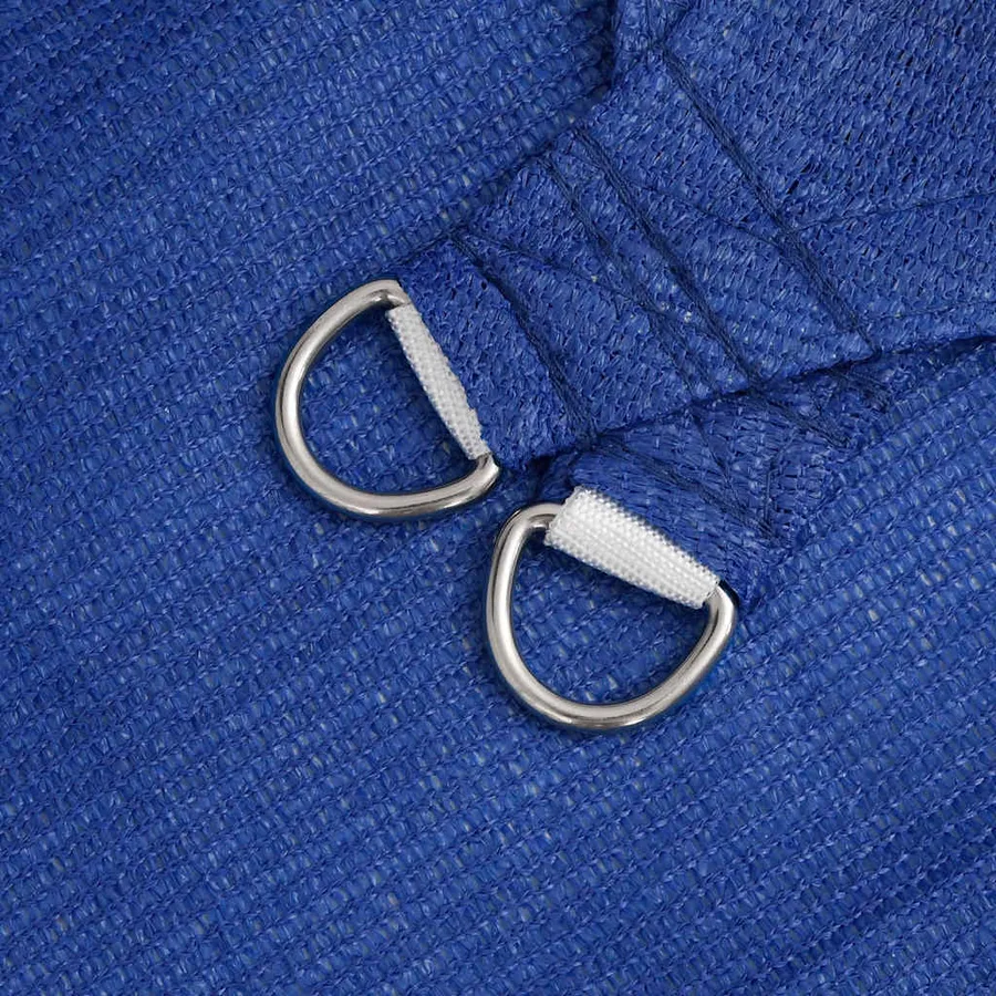 Voile d'ombrage 160 g/m² trapèze bleu 4/5x4 m PEHD - 5