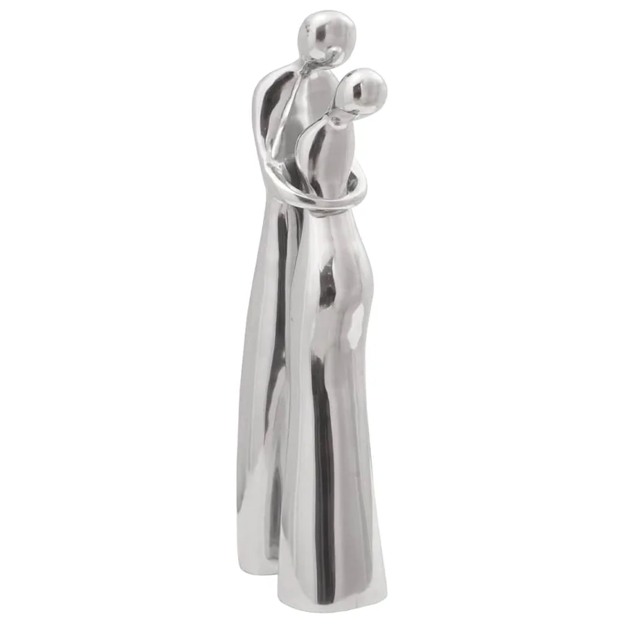 Sculpture Argenté 10 x 16 x 49 cm Aluminium - 3
